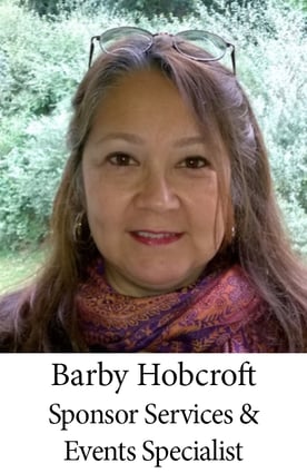 Barby Hobcroft with caption