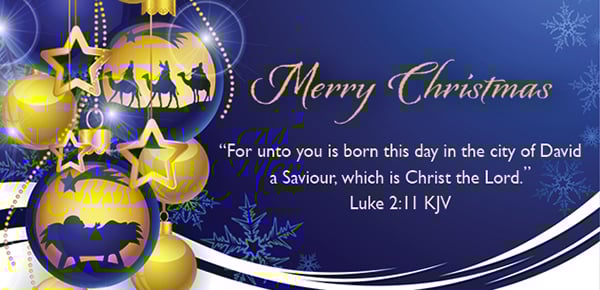 Christmas Message Eblast Banner